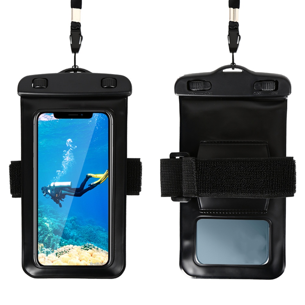 Waterproof Phone Pouch Armband - Aquatic Diving ulasan dan harga
