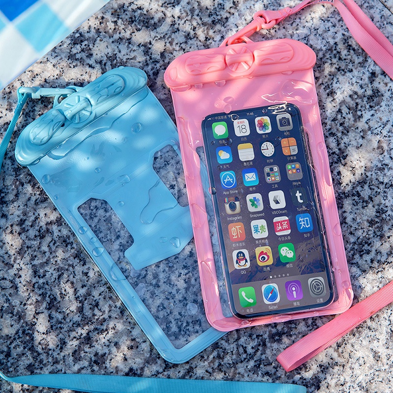 Waterproof Phone Pouch Armband - Aquatic Diving ulasan dan harga