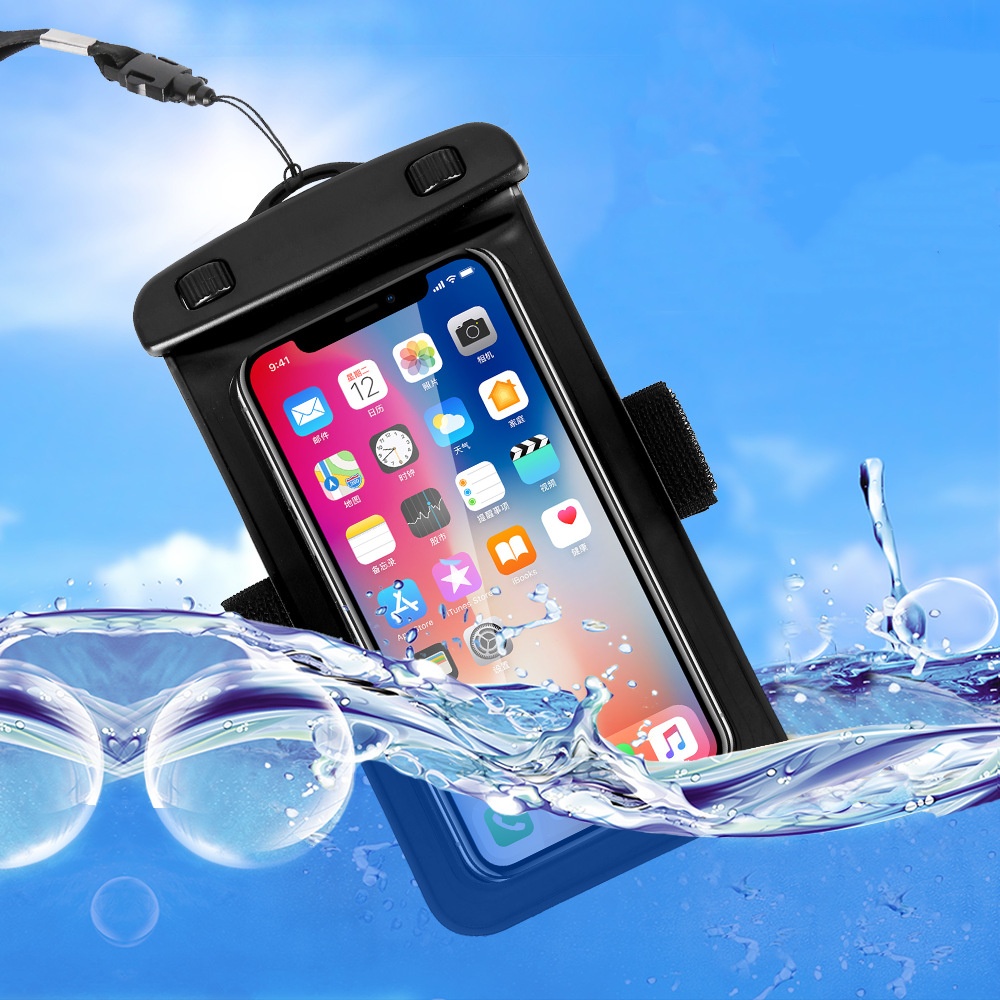 Waterproof Phone Pouch Armband - Aquatic Diving ulasan dan harga