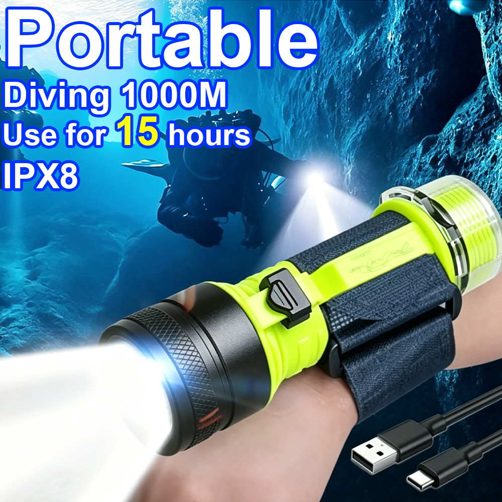 New Portable Professional LED  - Aquatic Diving ulasan dan harga
