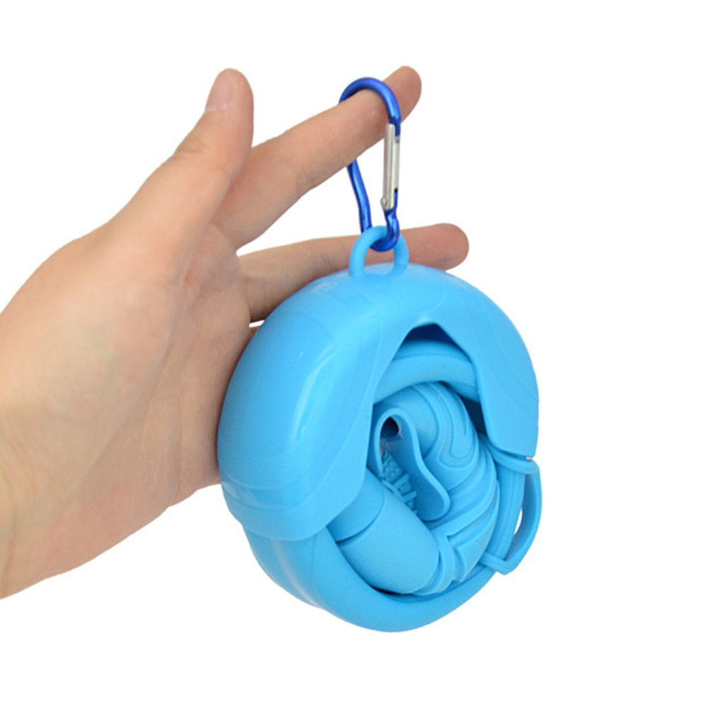 Silicone Snorkel Tube Roll Up  - Aquatic Diving ulasan dan harga
